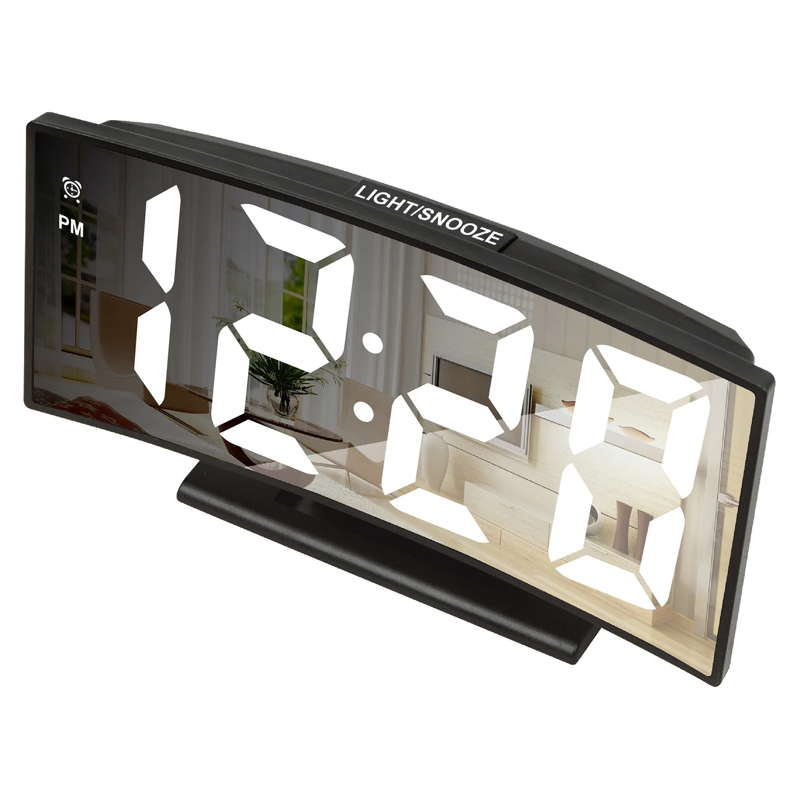 KH-CL015 Electronic Desktop Digital Alarm LED Clock for Bedroom with Temperature Display