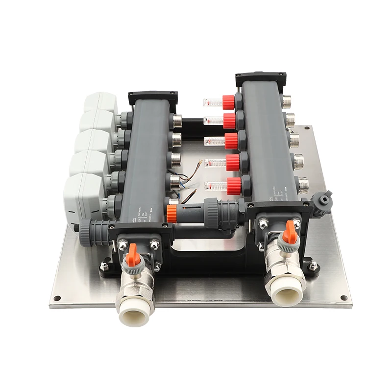 High Quality Hydraulic Plastic Manifolds for Water Circulation Heating Equipment Preferred Manufacturers Floor Heating Systems