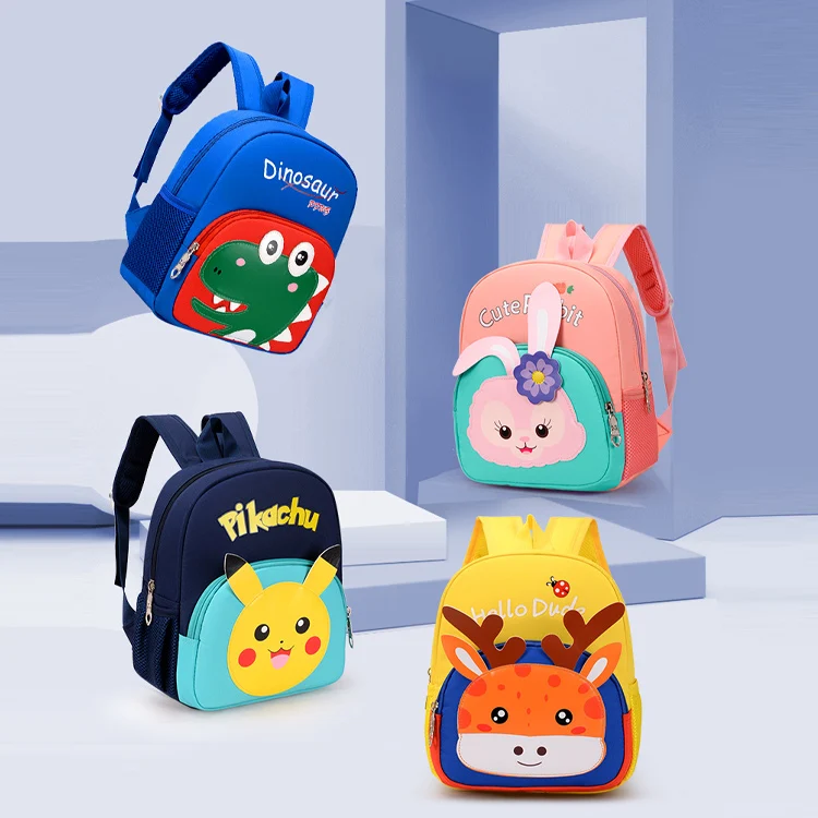 Wholesale Customize Logo School Backpack Cute Children Boy Girls Waterproof Oxford Backpack School Bag
