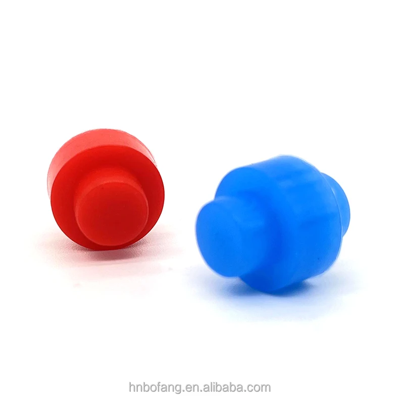 Colorful High Temperature Resistance Vibration Absorb Custom Silicone Rubber Plug Rubber Bung