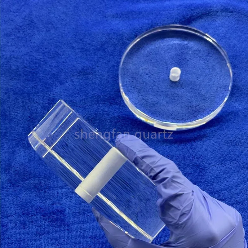Large Transparent Jgs1 jgs2 Fused Silica Plate  UV Quartz Glass Plate With Holes
