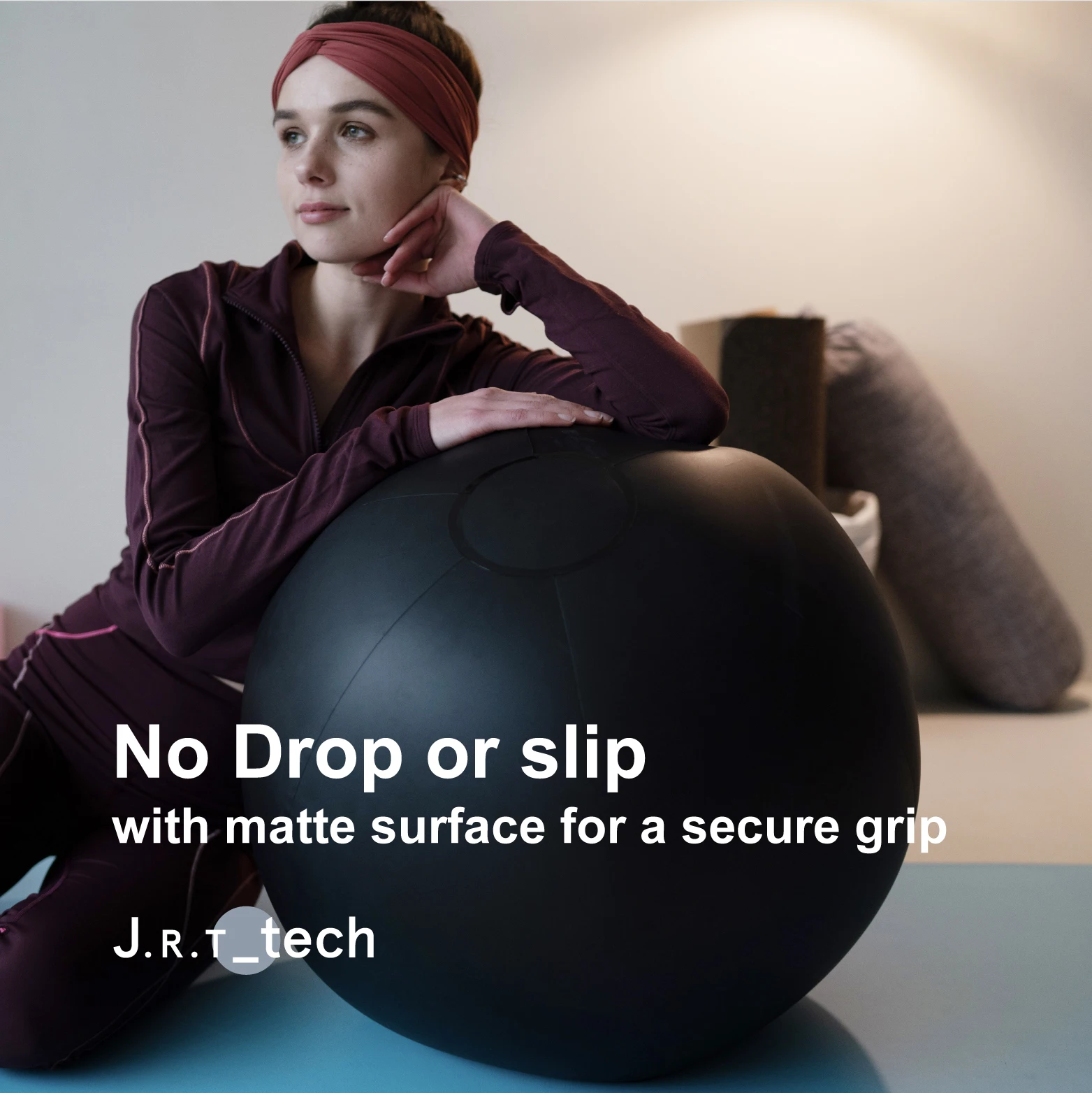 Custom Logo Sitting Chair Pilates Gym Accessories 55cm Exercise Yoga Ball for Pregnancy