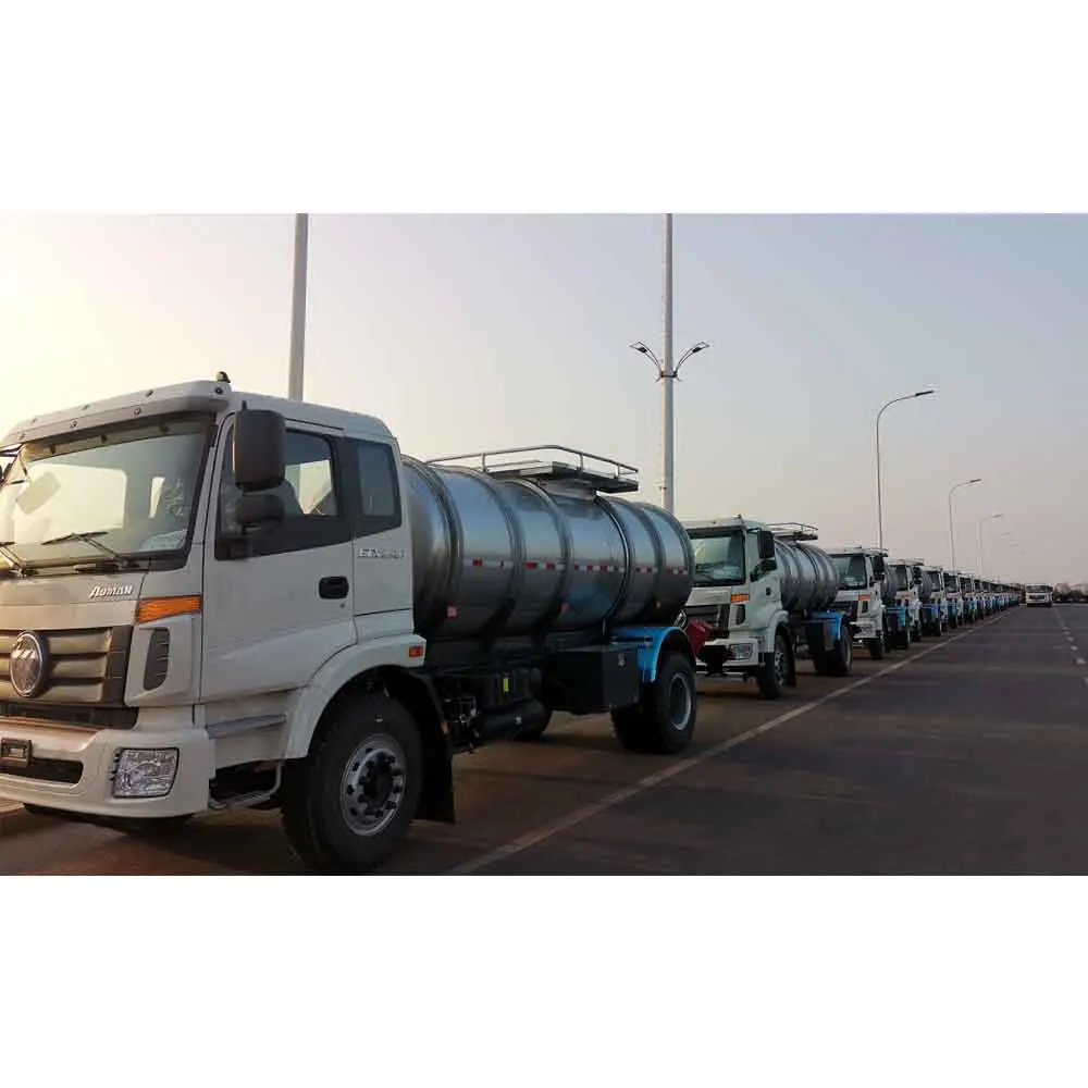 Foton New Used Water Tank Truck 4*2 Stainless Steel 10000L Multifunction Tanker Trucks For Sale