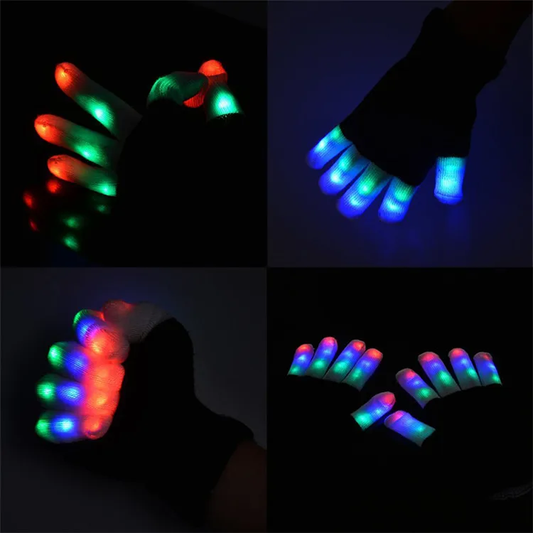 Dasheng  Led Gloves Halloween  Neon Party Supplies LED Light Up Gloves New Ideas Creative Gloves