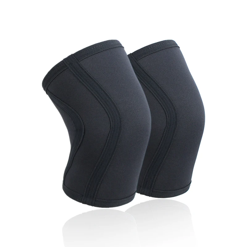 KS -906 Top Quality SCR  Knee pad 7MM  Neoprene Knee Sleeve Black Knee Support
