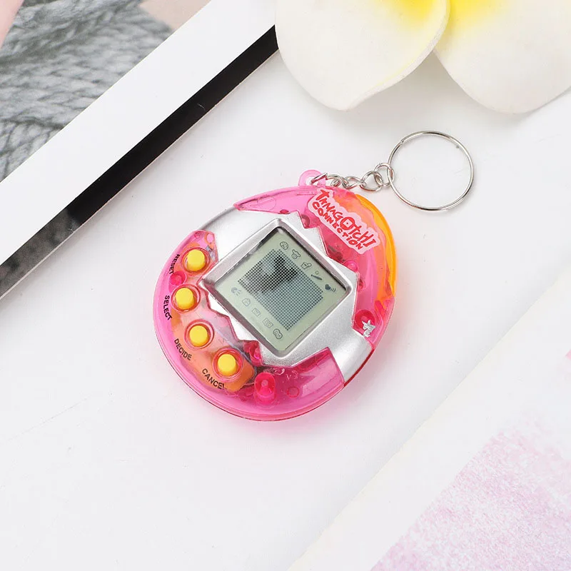 2022 Amazon Hot Selling 90s Colorful Creative Crack Eggs Children Tumbler Toy Electronic Pet Game Machine Virtual Cyber Pet Toy