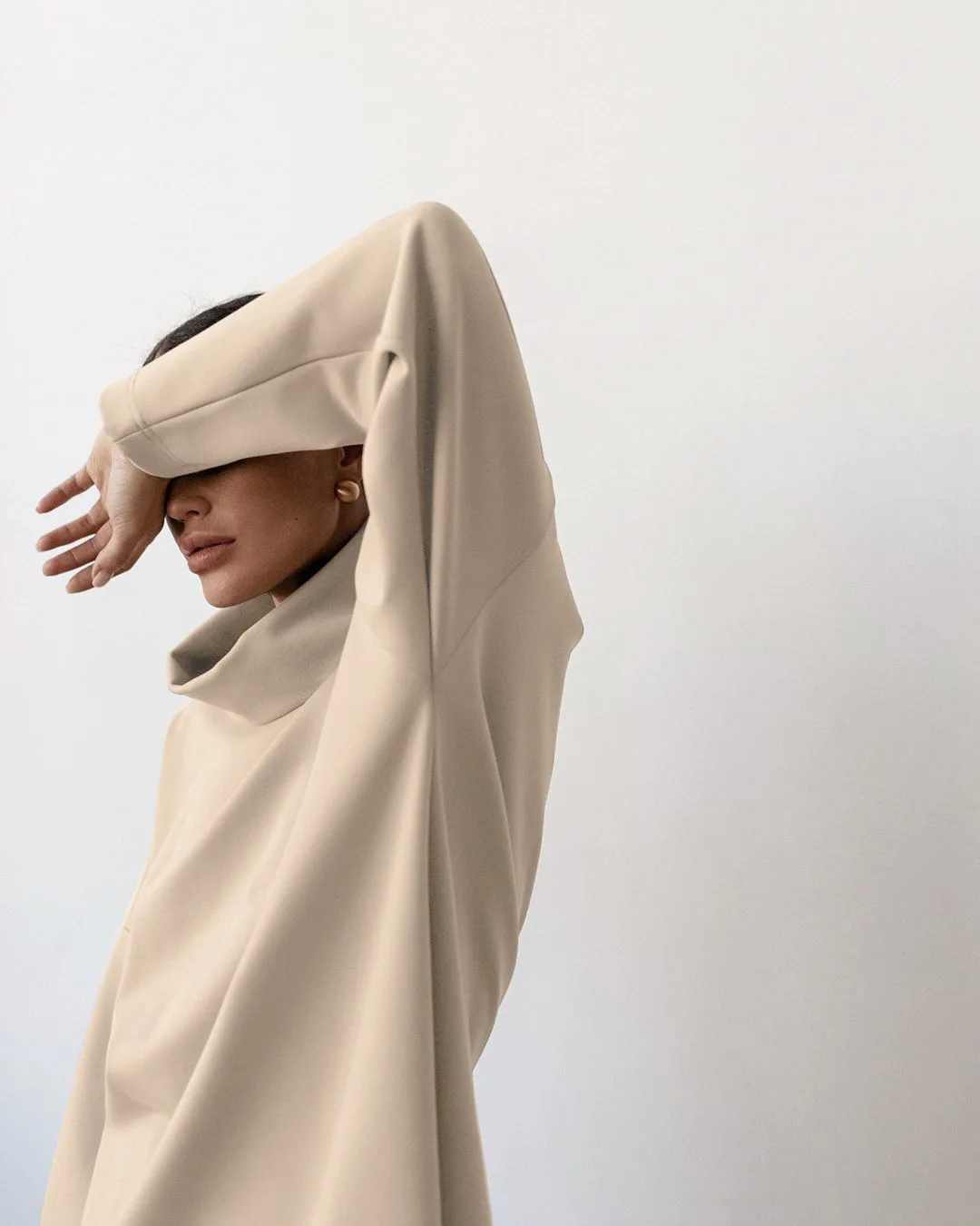 Womens 2 Piece Set Clothing Casual Loose Fit Round Neck Turtle Neck Top and Pants 2 Piece Set Fall Clothing for Ladies Spring