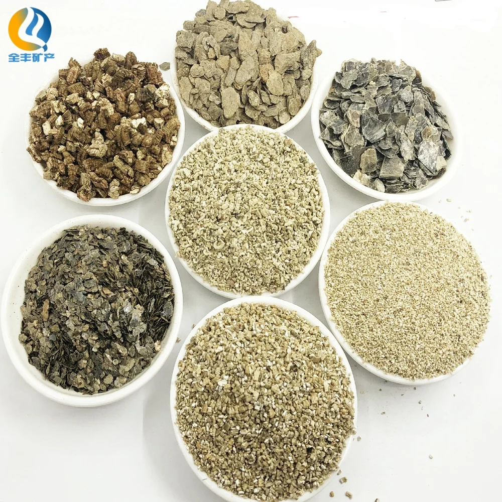 China expanded vermiculite for heat preservation heat insulation, sound-absorbing material use