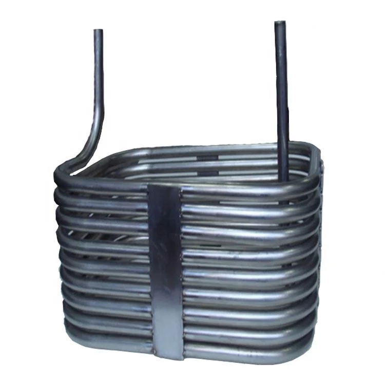 Coaxial heat Exchanger  Stainless Seamless Steel Tube Coil Condenser Coil Tube