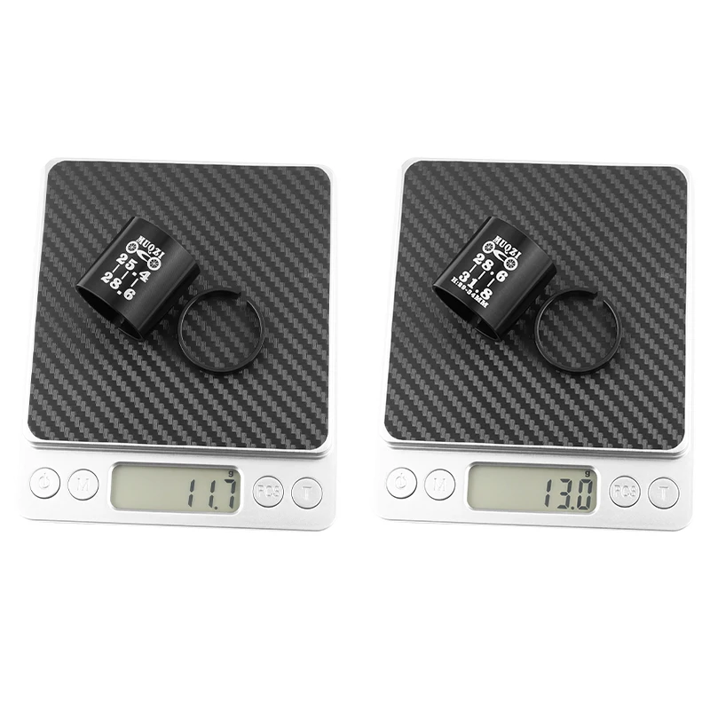 MUQZI Bike Fork Adapter 28.6/31.8mm Conversion Sleeve Aluminum Alloy Stem Reducer for Mountain Road Fixed Gear Bicycle