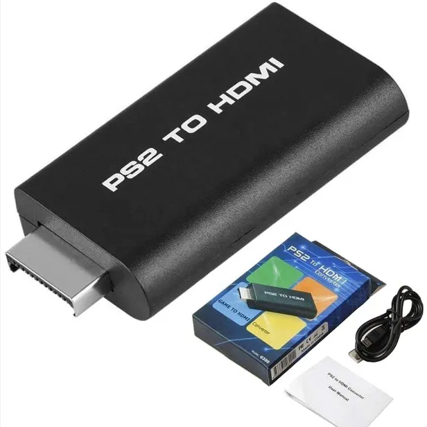 OEM PS2 к hd mi адаптер cabl ps2hdmi конвертер с 3 5 мм аудиоразъемом для наушников HDTV HD MI монитор