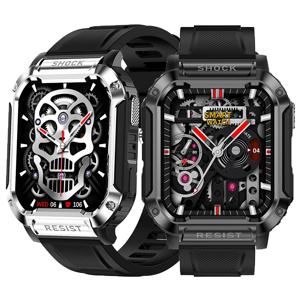 2023 New Arrival 1.83 inch Big Screen NK36 Smart Watch Healthy Monitor Outdoor Fitness Tracker Waterproof Smartwatch KR06