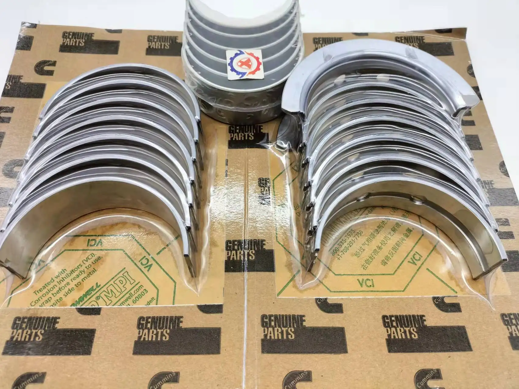 Engine Spare Parts Main Bearing 3802070 7937678  6D102 Connecting Rod Bearing 3939859 3481720 6D102 6BT