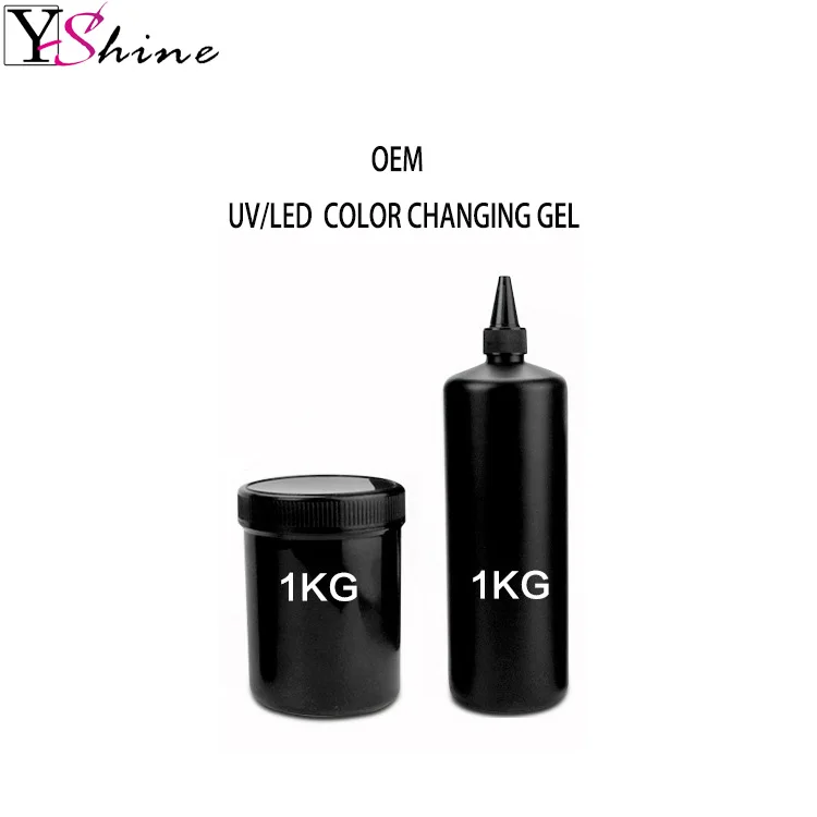 YSHINE Custom logo Gel Polish Long Lasting uv gel top coat very good nail gel polish 1 kg