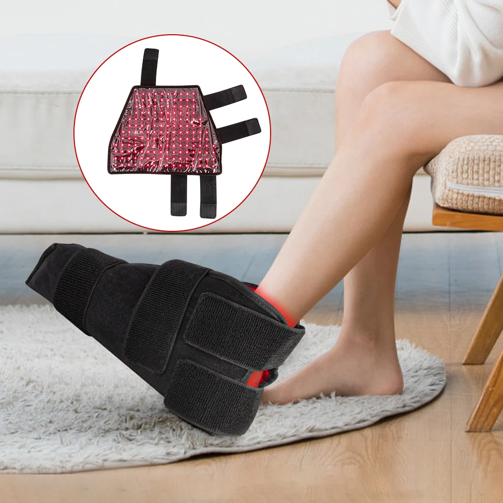 Red & Infrared  light Therapy Shoes Wraps Toes Ankle, Led Near Infrared Light Boots, Controller Adjustable Power & Time