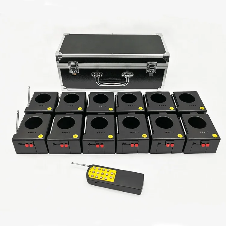 12 сигналов Свадьба крытая сцена холодный фонтан фейерверк пожарная система