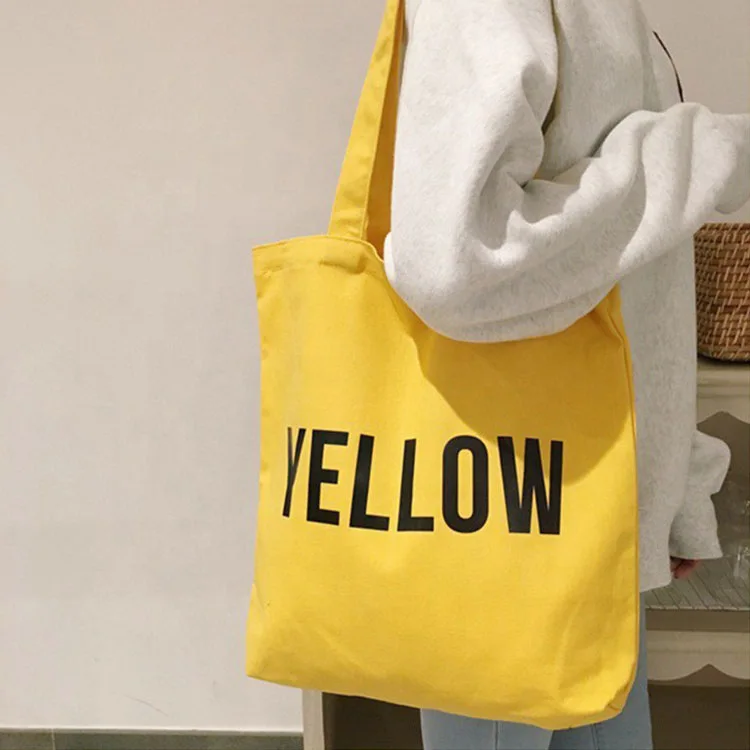 Economical Cotton Tote Bag Reusable Grocery Canvas Shoulder Bag for Shopping Promotion Gift Activity