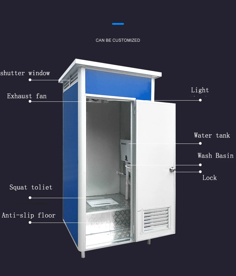 China Supply Portable Toilet Luxury Mobile Portable Toilet for Sale
