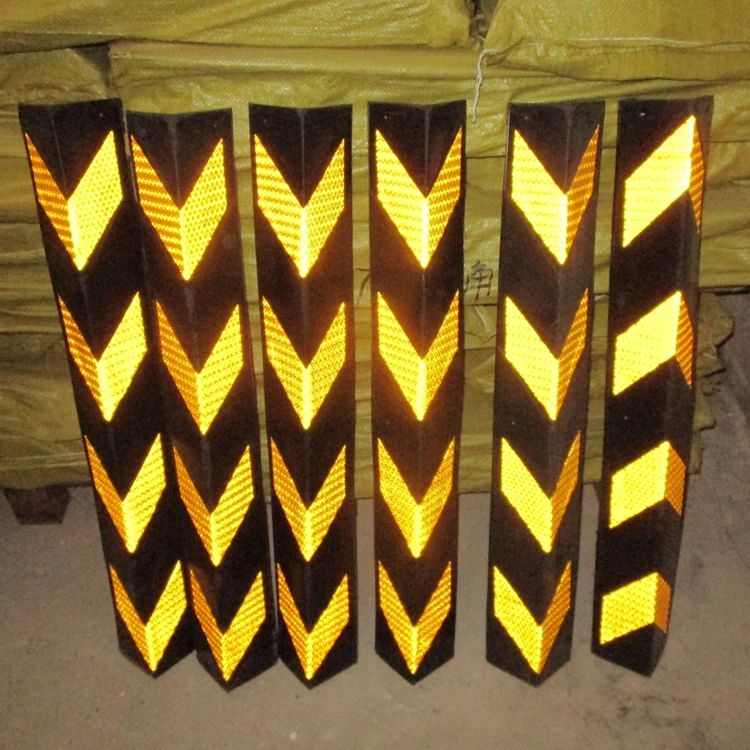 800mm Rubber Wall protector Corner Guard Garage Parking Lot right angle Wall Protector