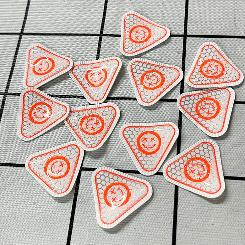 Wholesale high quality valentines 3d silicone iron on thermal logo heat transfer stickers vinyl designs for t shirts clothes