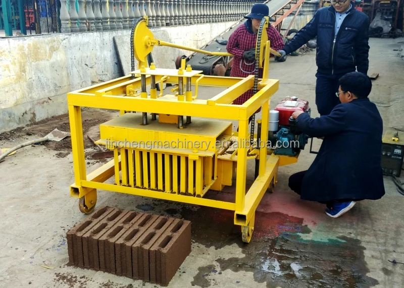 mobile block making machine