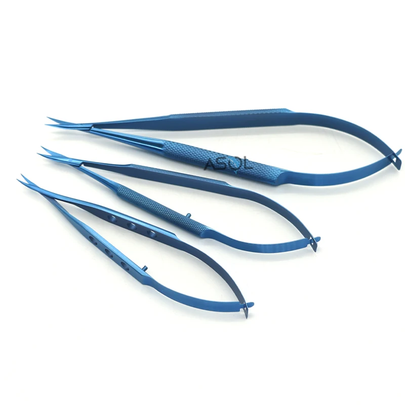 12cm titanium reusable westcott stitch scissor very sharp pointed tips ophthalmic scissor