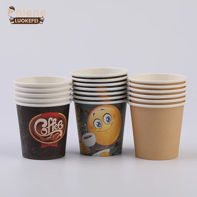 China Factory wholesale eco coffee tea paper cups espresso paper cup 4oz