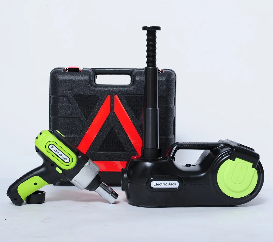 portable 12V 5T Multi-functional electric hydraulic floor car jack hydraulic car jack lift with electric impact wrench