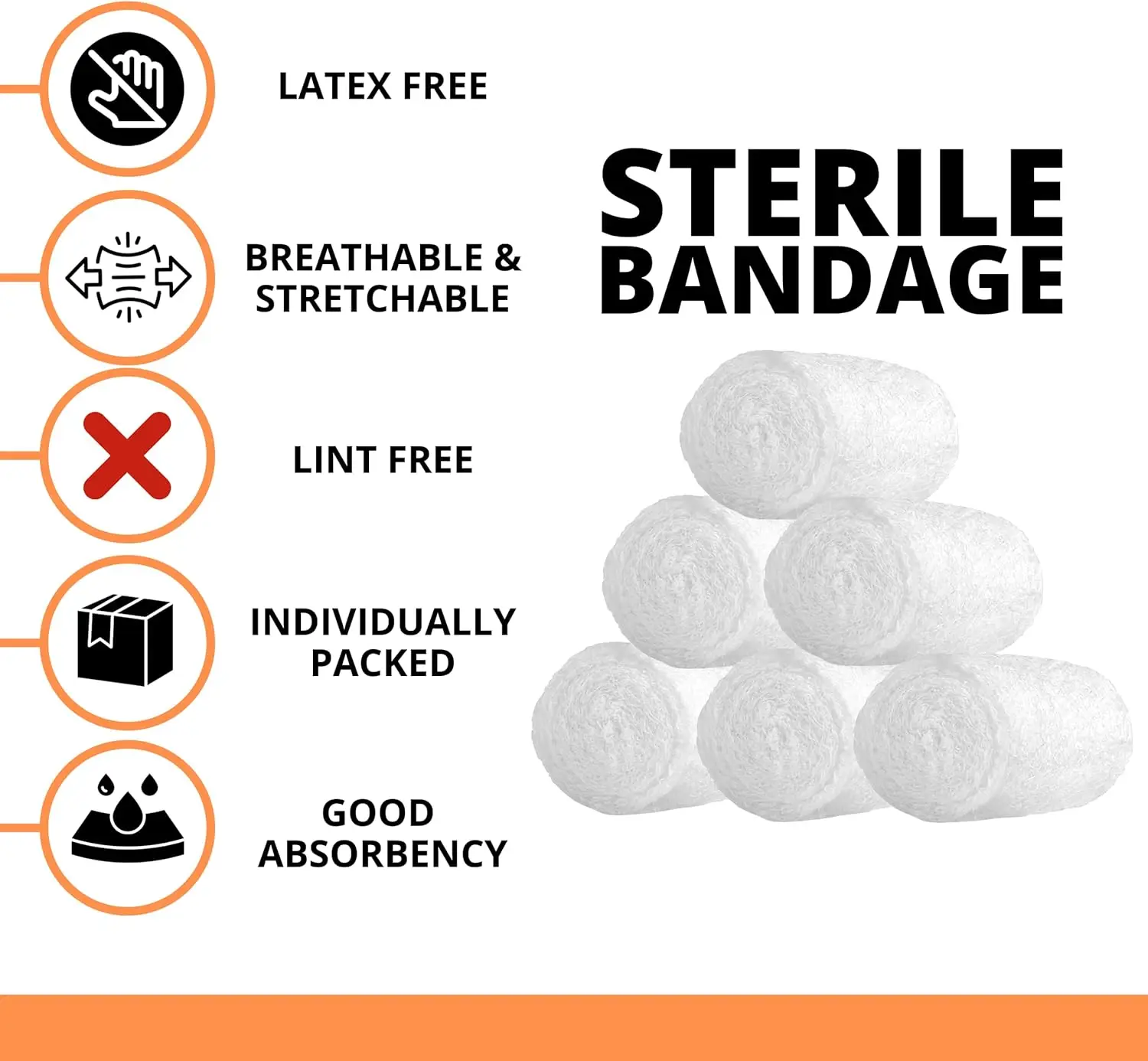 Spandex Crepe Bandage OEM Crepe Bandage 10Cm Cotton Medical Crepe Bandage Supplier