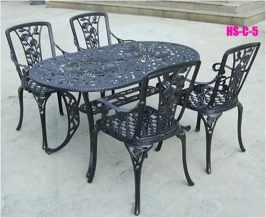 Trade Assurance  cast iron outdoor garden furniture /chair and table