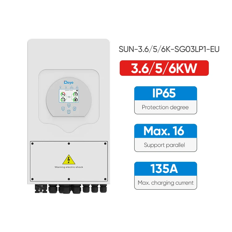 Deye single phase hybrid inverter price Rotterdam stocks  5kw 5kva SUN-5K-SG03LP1-EU