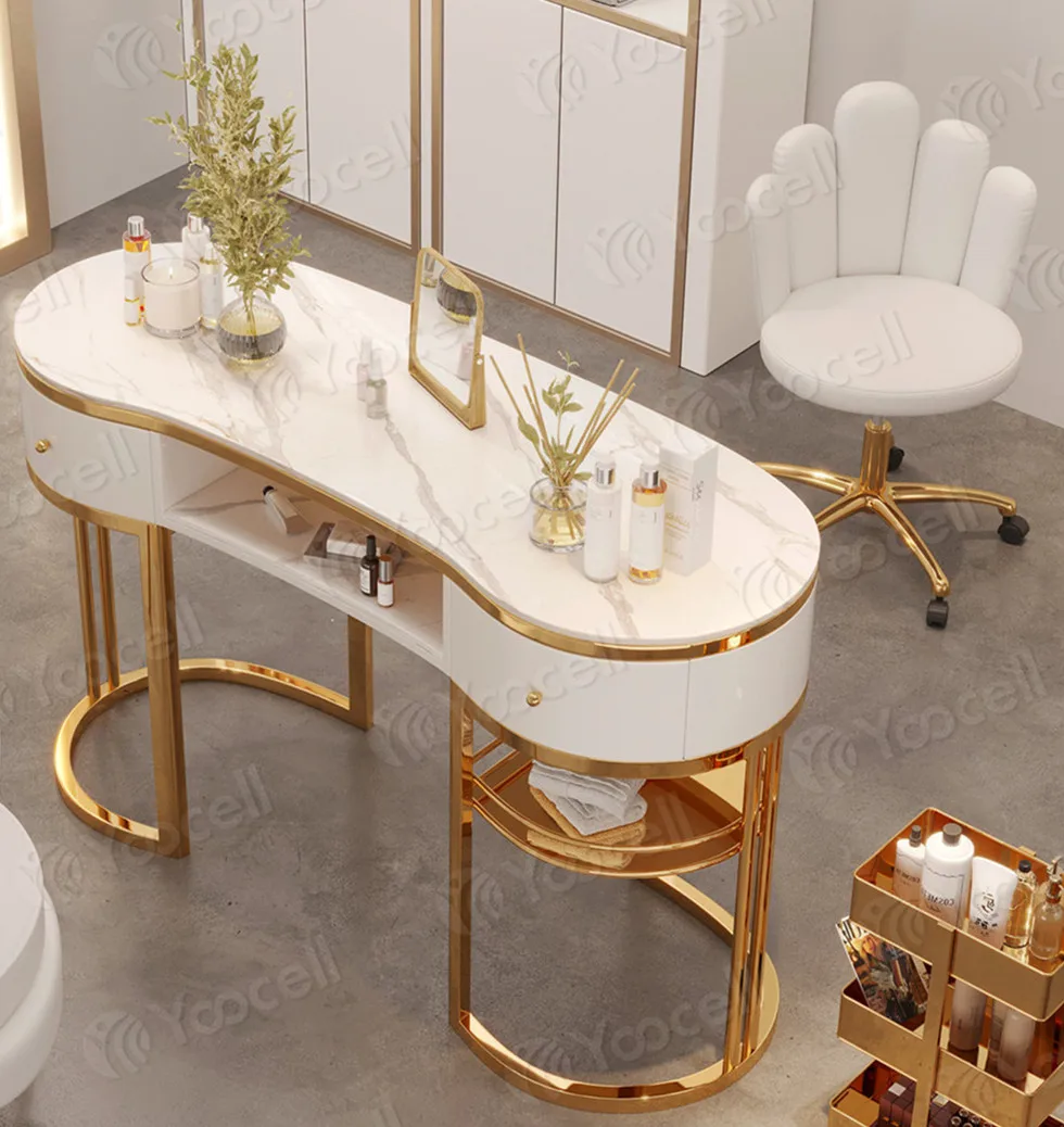 Yoocell nail table manicure furniture manicure table station manicure table beauty salon