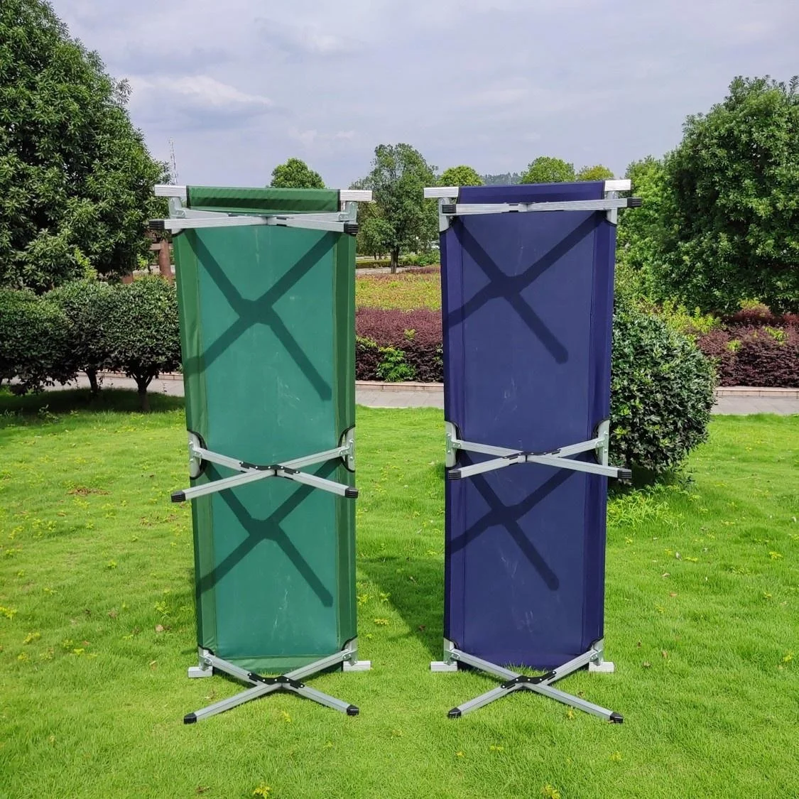 Polar Everest Foldable Cots Lightweight Aluminum Pipe Portable Lightweight Folding Camping Bed with Carry Bag