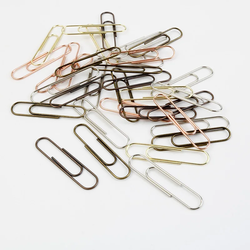 2021 50 мм Красочные канцелярские товары для дома и офиса, металлическая Закладка, зажим для бумаги Jumbo