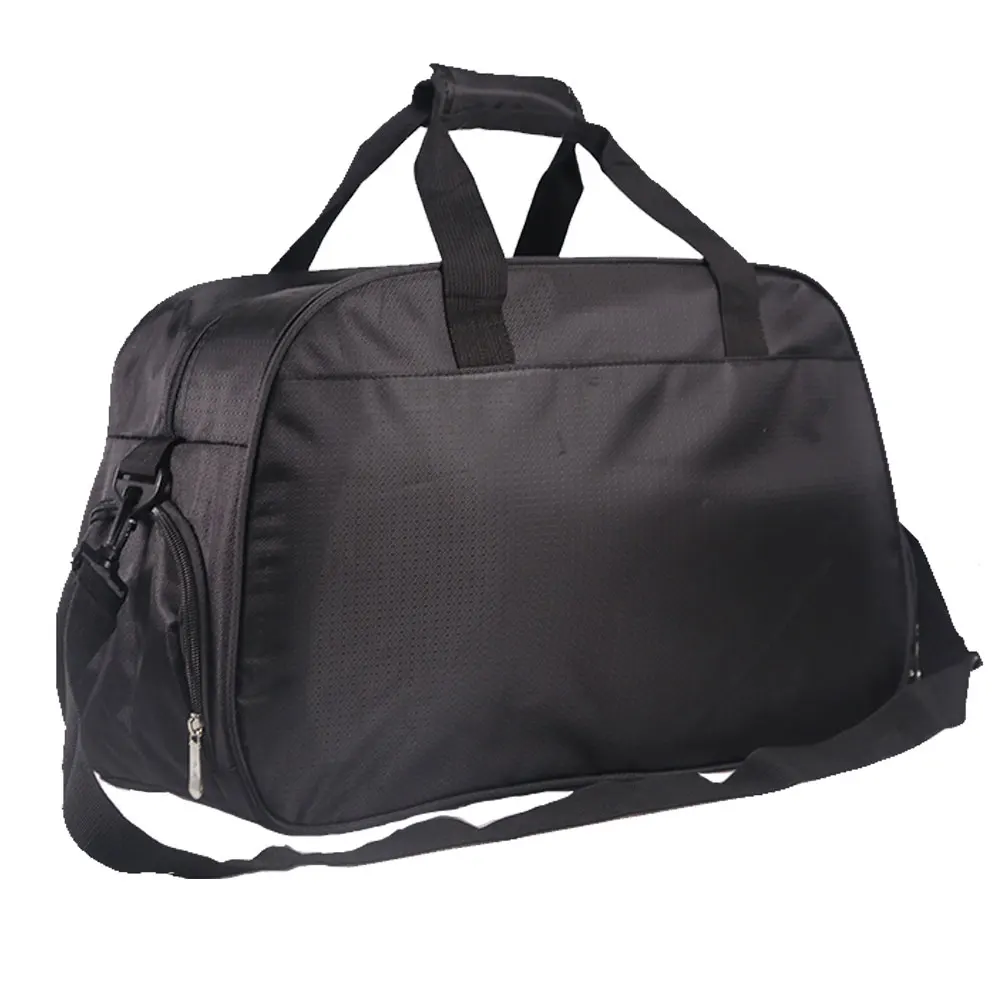 Custom Waterproof Nylon black Team Duffel Bag Travel Bags Luggage Weekend Sneaker Duffle Bag