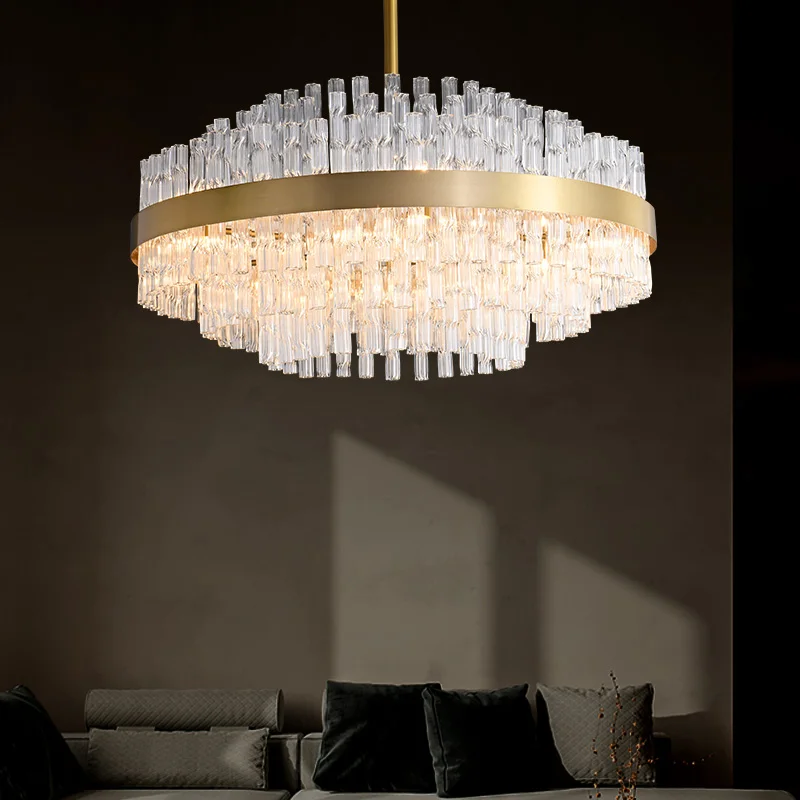 OEM nordic brass light fixtures modern rustic lamp luxury modern chandelier brass light factory direct customized wholesale