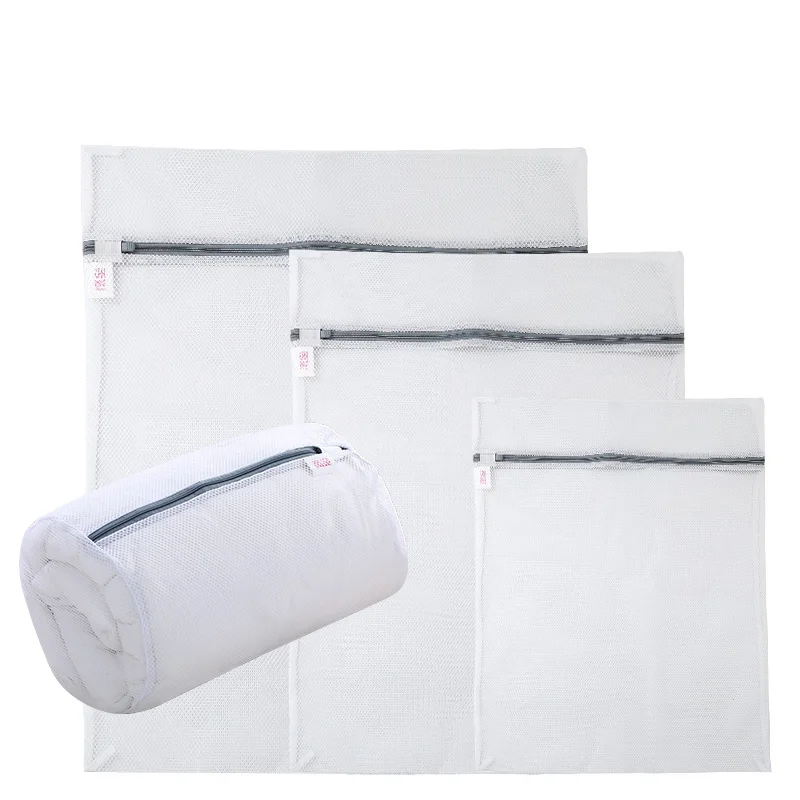 
High Quality Honeycomb Fabric Foldable Polyester Mesh Laundry Wash Bag For Laundry 