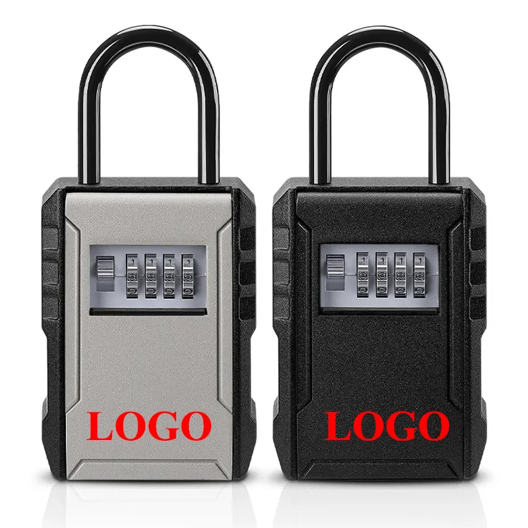 wall mounted key box 4 combination lock key holder box master lock key safe padlock