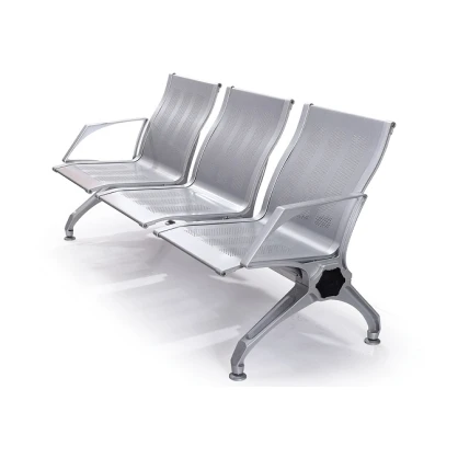 YFHS-S03 Stainless Steel Waiting Chair High Quality Metal Frame Hospital Waiting Chair