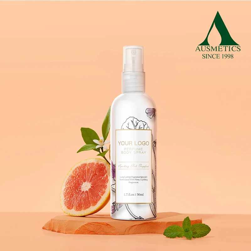 Hot pink long-lasting body spray mist perfumed body mist