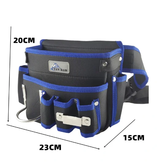 Multifunction Roller Tool Bags Oxford Canvas Practical Handles Bags Chisel Electrician Carrying Toolkit Instrument Package Case