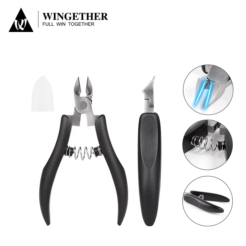 Wingether Amazon Hot Sale Wholesale Toe Nail Nipper Professional Ingrown Nail Clipper Nail Nipper Stainless Steel