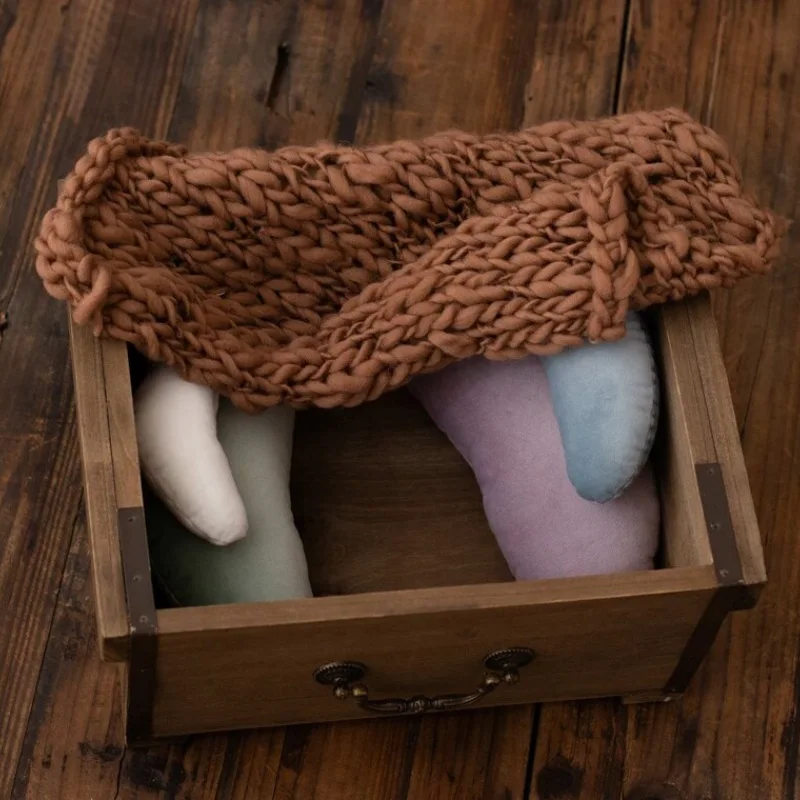 5-piece photography prop pillow set  baby photography cushion  newborn photo auxiliary posing moon pillow