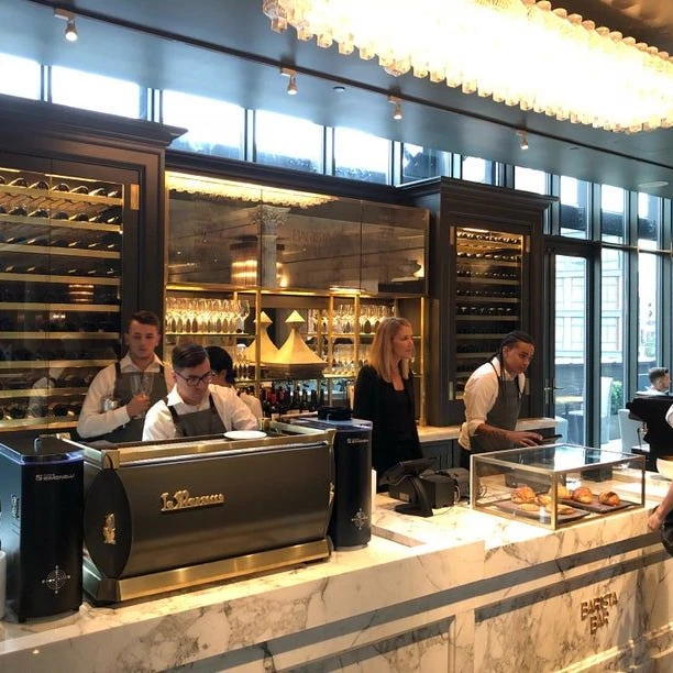 YESTONE custom marble stone counter stand wine bar cabinet witch lights led bar counter nightclub restaurant bar counter