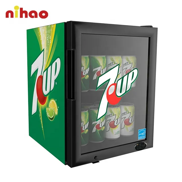NIHAO Customized portable small mini bar car fridge for indoor outdoor bar promotion