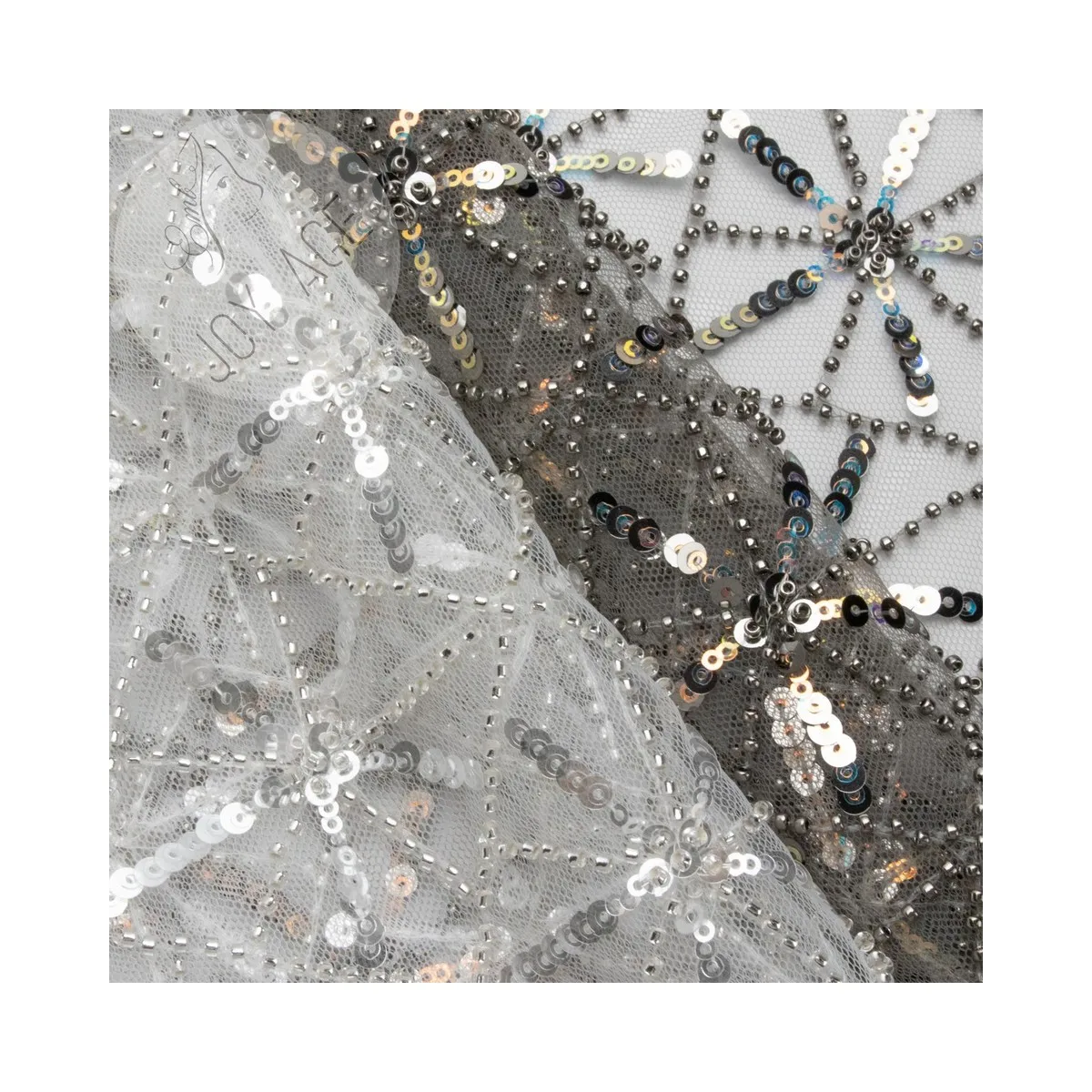 Дизайнерские дизайнерские 2021 фиолетовые твидовые блестки и бисерные бархатные тюлевые кружевные ткани красивое платье