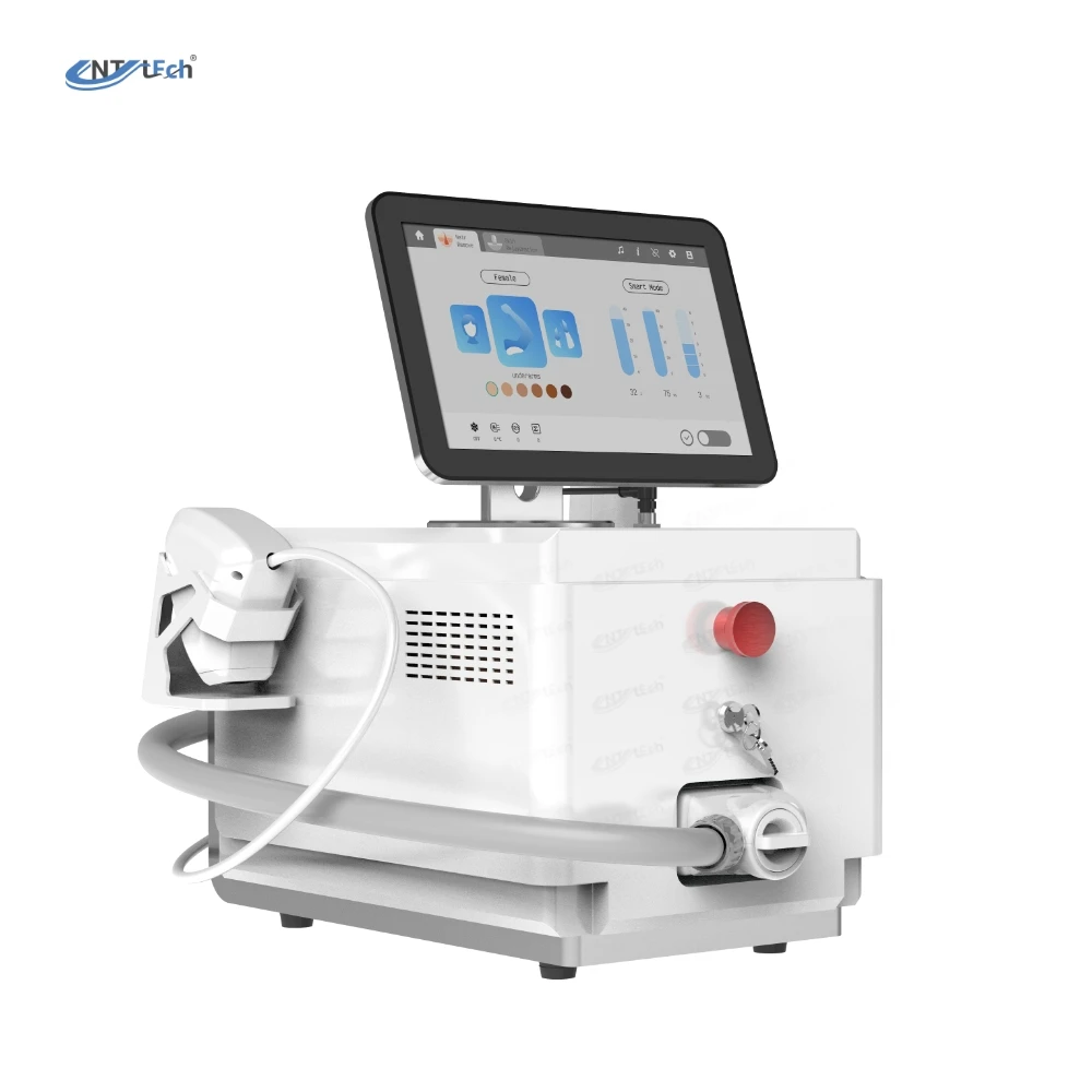 Portable 808nm diode laser nd yag laser hair removal machine 2 in 1