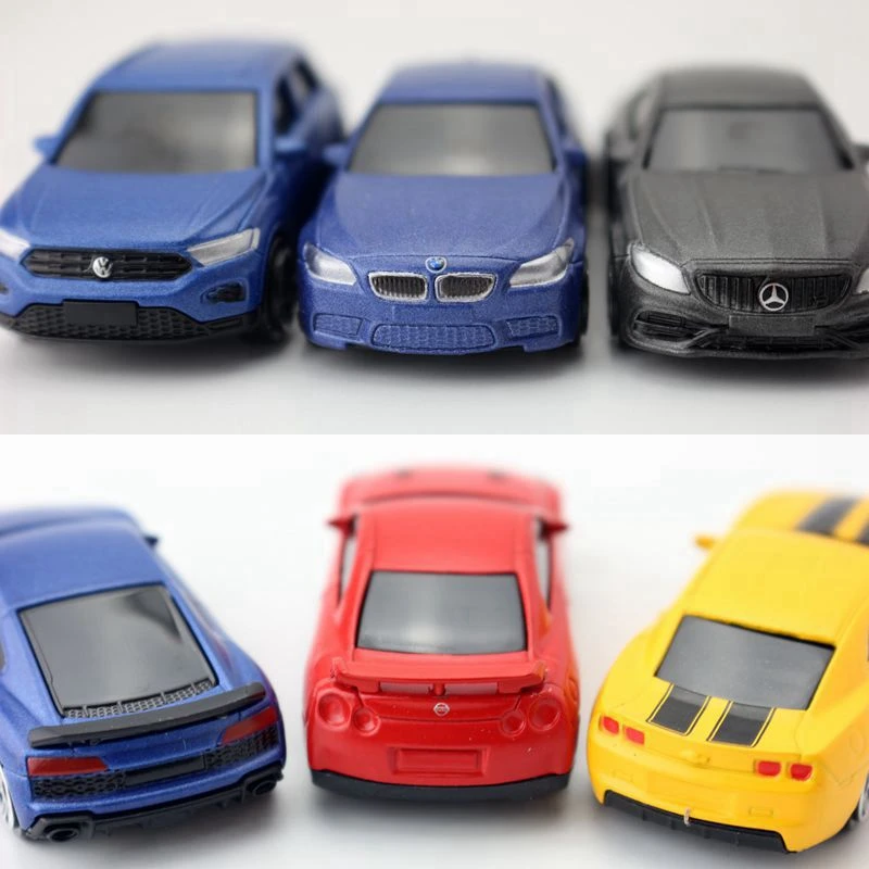 3 дюймовые литые моделирование Volkswagen Golf Ford F150 Ford GT Dodge Challenger игрушечный автомобиль модель 1:64