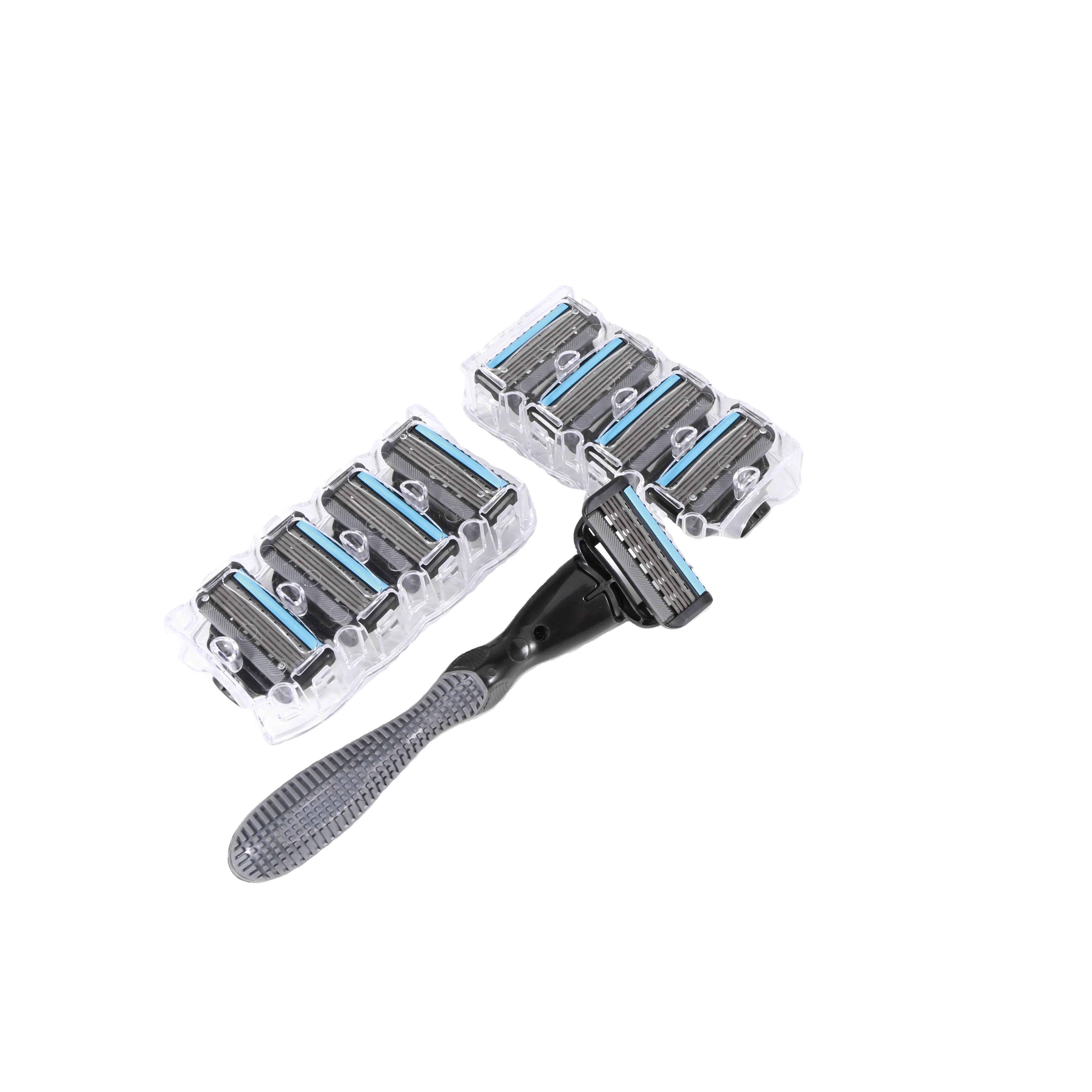 Razor Start Kit 5 Blade Shaving Razor Stainless Steel Safety Razor for First Time Shavers