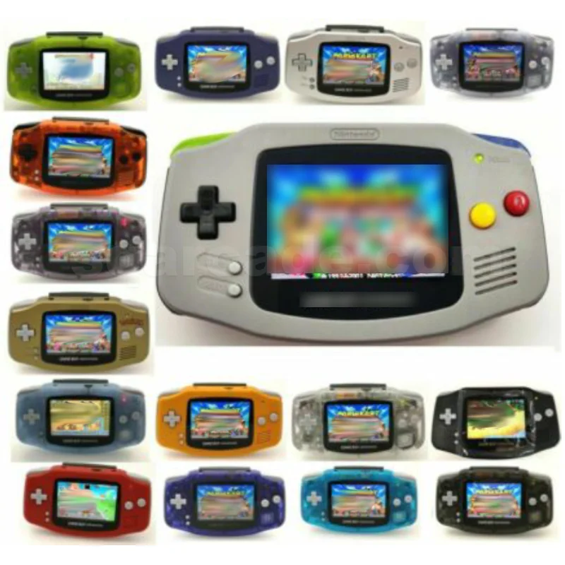 Original GBA gameboy Console With IPS Screen Highlight Handle Game Console 10 levels of brightness adjustment